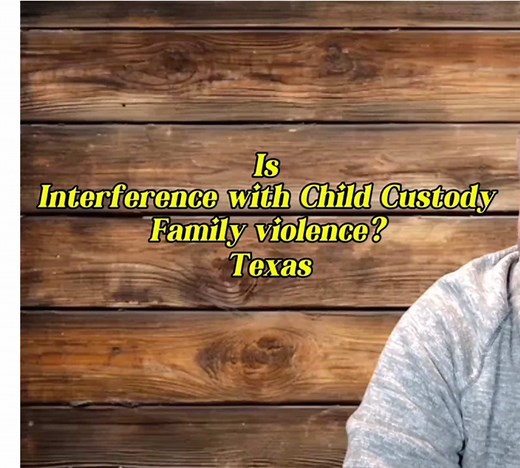 Is Texas Penal Code 25.03 Interference With Child Custody considered family violence? Can you obtain a protective order for family violence when someone takes or retains a child in violation of a judicial court order, including a temporary order? Watch this video to learn more. @highlight #texas #tx #tex #lubbock #lubbocktexas #lubbocktx #Houston #HoustonTx #HoustonTexas #hou #SanAntonio #SanAntonioTx #SanAntonioTexas #Dallas #DallasTx #DallasTexas #Austin #AustinTx #AustinTexas #FortWorth #Fort