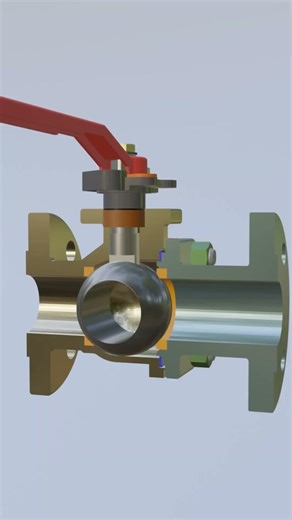 Ball Valve Assembly Step-by-Step | Internal Components Revealed #engineering #ballvalve
