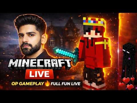 Minecraft Live 🔴 100 Din Survival 😱 ( free server ) #minecraft #minecraftlive #shortlive