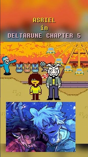 ASRIEL DELTARUNE CHAPTER 5 #deltarune #undertale #tobyfox #asriel #sans #gaming #indiegame #kris