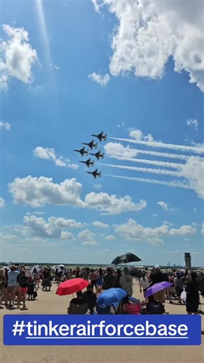 #tinkerairshow2025 #airforce #airshow #thunderbirddiamonds #oklahoma