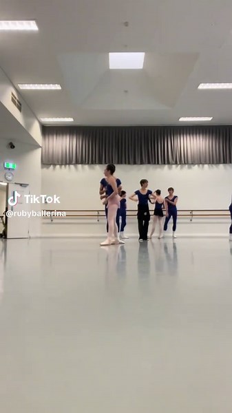 Another little triple (ignore Rory in the back) #viral #fyp #partner #ballet #dance