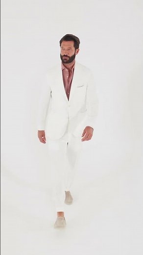 Pini Parma White Linen Jacket