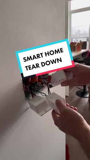House dumb now ): #smarthome #automation #diy #homekit #alexa #tech #renovation #design #techtok #fyp #foryou