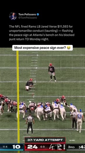 Was it worth almost $12K? 😅 #jaredverse #nfl #nflfines #nflfans #losangelesrams