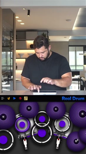 Loved your Real Drum setup it turned out awesome! New kit Neon #realdrum #drums #dewa19 #drummer