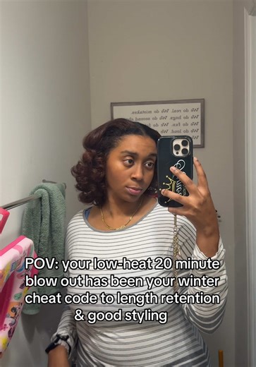 Achieve Length Retention with a Blow Out Technique