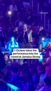 I-Octane took it off the stage and into the crowd during his performance at the Jamaica Strong Benefit Concert at UBS Arena, raising funds for hurricane relief in Jamaica after Hurricane Melissa. | Billboard Hip-Hop
