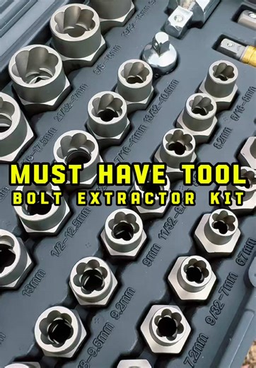 Easily Remove Broken Screws and Bolts with This Extractor Kit