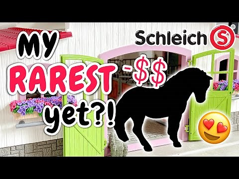 SUPER RARE Retired Schleich Horse UNBOXING!