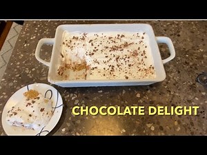 Chocolate delight dessert recipe