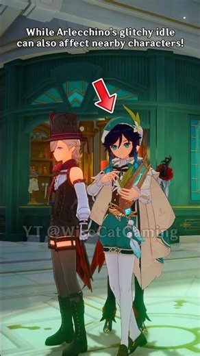 Idle animations with hidden abilities🤔 #genshinimpact #shorts #skirk #navia #qiqi #neuvillette