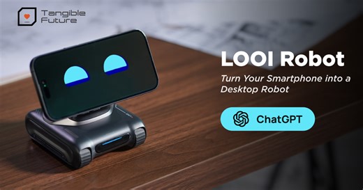 LOOI: Turn Your Smartphone into a Desktop Robot! by Tangible Future - Indiegogo