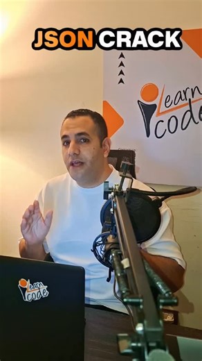 I Learn Code Academy on Instagram‎: "من غير Json crack هتتعب و انت بتحلل ال json Object #kameltech"‎