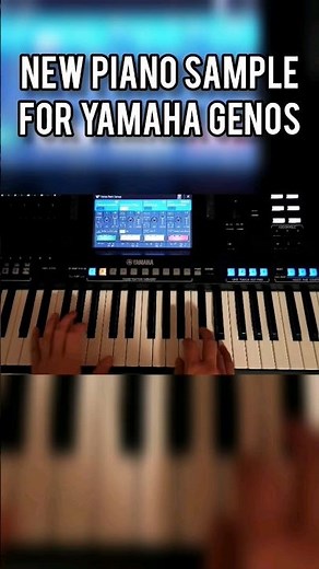 Yamaha Genos New Piano Sample #yamahagenos #piano #yamaha