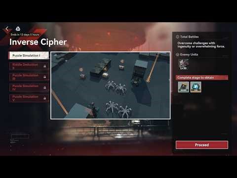 Girl's Frontline 2: Exilium - Inverse Cipher Puzzle Simulation I (VP-1-1) Guide