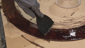 How to strip the finish off a mirror frame