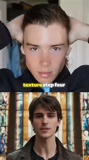 Patrick Bateman hairstyles tutorial #glowup #menshairstyles #hairstyle #patrickbateman #glowuptips