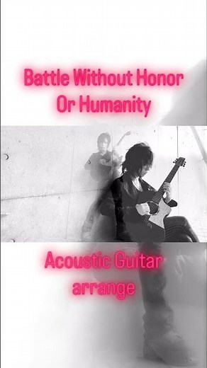 "Kill Bill" Theme on ONE Acoustic Guitar 🗡️ Battle Without Honor Or Humanity #fingerstyle