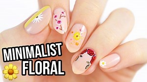 Hi guys! 💕 Today we are teaching you how to create gorgeous, minimalistic flower designs on your nails! 💅🏻 These floral designs are so delicate looking and simple to do. We hope you enjoy the video! 🌸 | cutepolish