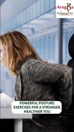 5 powerful posture exercises by Arogya physiotips #posturecorrection