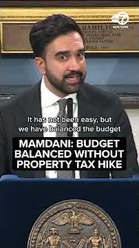 Mamdani: Budget balanced without property tax hike