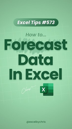 Christian Colombo | The Excel Guru on Instagram: "If you're doing that in Excel... STOP NOW! 🤯 In this tutorial, you'll learn how to forecast data in Excel! #excel #exceltips #exceltricks #spreadsheets #accounting #workhacks #corporate #spreadsheets"