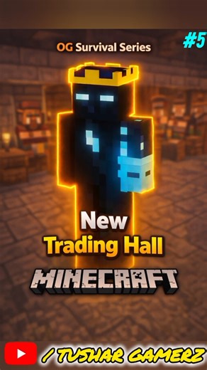 New Trading Hall Minecraft #viral #trending #gaming