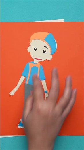 Build-A-Blippi Papercraft! #diy #blippi #belikeblippi