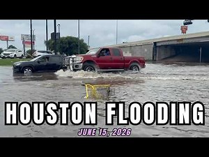 Flash Flooding Hits Houston, Texas on June 15, 2026