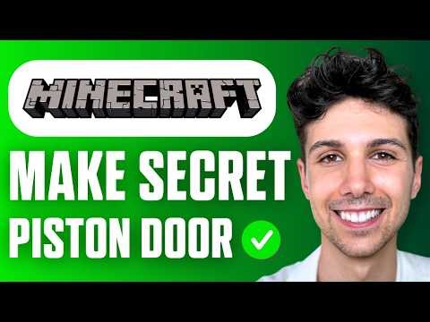 How To Make a Secret Piston Door In Minecraft Bedrock 1.21 - Full Guide 2026