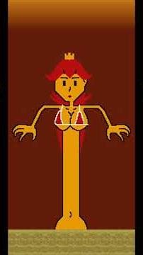 8-Bit Princess Bikini and the Graphic Dessert 👙🏜 #animation