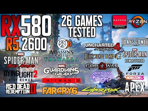 RX580 4GB + R5 2600 Test in 26 Games in late 2022