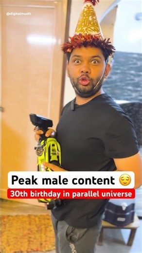 30th birthday in parallel universe #shorts #comedy #funny