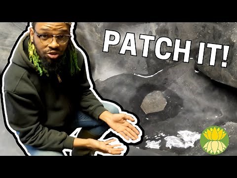 How to Patch a Pond or Water Feature Liner