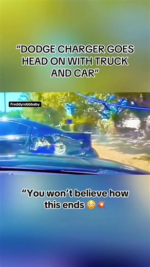 8.5K views · 122 reactions | “This Dodge Charger didn’t make it…  #CrazyCrash #CarAccident #DodgeCharger #TruckVsCar #MustSee” | Frederick Robertson | Facebook