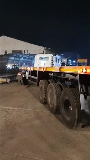 40FT FLATBED with tridem axle and suspension #tata #ashokleyland #benz #york #kross #truckdriver