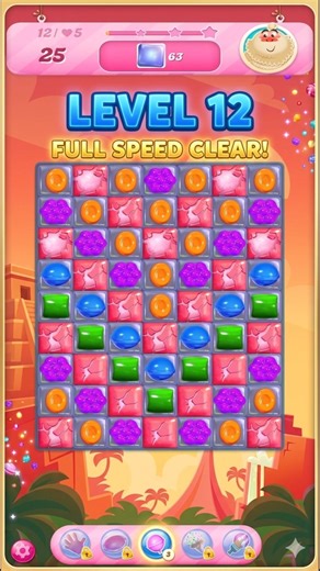 Candy Crush Saga how to complete level 12