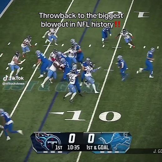 The Biggest Blowout in NFL History: A Throwback