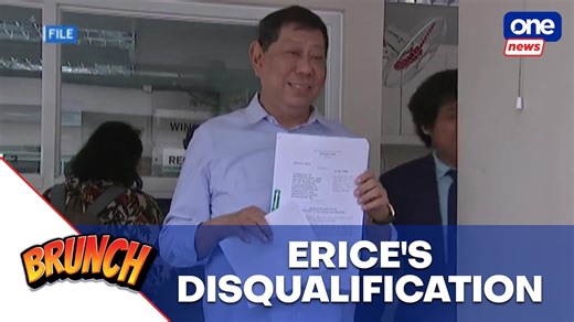 Erice to file cases vs Comelec officials after disqualification in 2025 polls #Brunch | Former Caloocan City Rep. Edgar Erice said he would file cases against Comelec officials following his disqualification from the 2025 midterm polls. He will also file a motion for reconsideration. | ONE News | Facebook