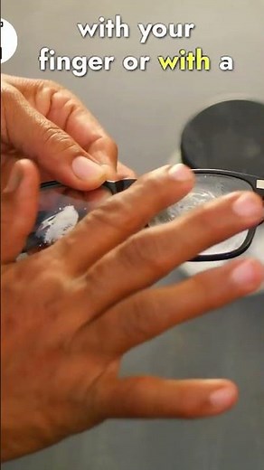Remove Scratches from Eyeglasses and sunglasses Lenses Using Toothpaste