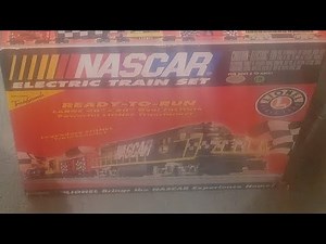 Lionel Nascar Electric Train Set