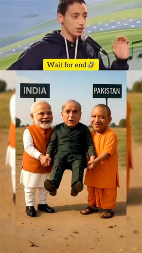 Ankitcreator_4k on Instagram: "Funny Video: 😅 Modi Ji Aur Yogi Adityanath Se Dushmani | Shahbaz Sharif Ko Pad Gayi Bhaari 🤣 --- ⚠️ Disclaimer: Yeh video ek work of fiction hai jo AI aur 3D animation se banaya gaya hai, sirf entertainment aur satire purpose ke liye. Isme dikhaye gaye characters kuch public figures jaise lag sakte hain, lekin unki voices, appearances aur actions puri tarah computer-generated hain, real nahi. Iska uddeshya kisi bhi vyakti ko defame, disrespect ya misinformation d