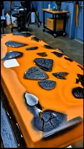 DIY Epoxy Resins Lava Kitchen Tabletop #diy #aesthetic #epoxy