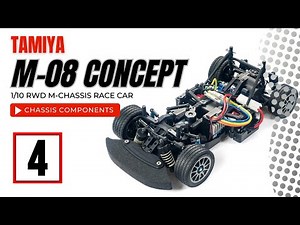 CHASSIS COMPONENTS | Tamiya M-08 Concept 1/10 RWD Touring Car Chassis Kit 58669 #tamiyarc