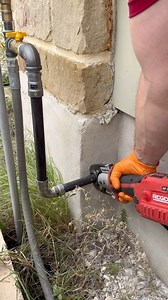 Installing gas piping for a whole house generator. #plumbing #gas #howto #diy #electrical #fyp #reels | The Plumbers Plunger
