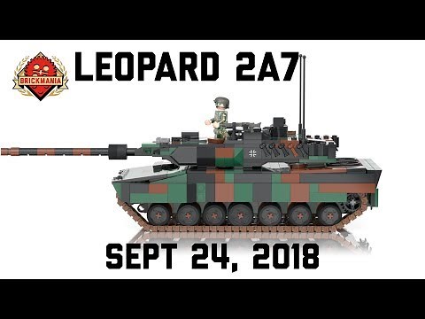 Leopard 2A7 - Main Battle Tank- Custom Military Lego