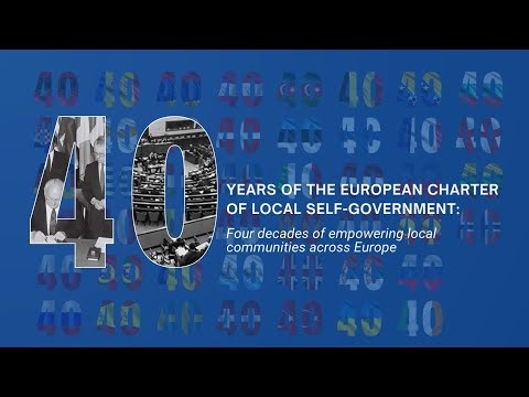 40 years of the European Charter of Local Self Government