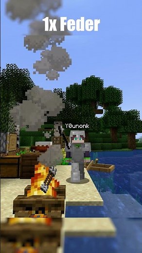 How to craft an arrow in Minecraft! | Younonk #minecraft