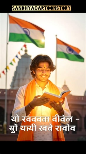 “चार वेदों और चार युगों का रहस्य 🌺 | सनातन धर्म की अमर कहानी | Sandhya Cartoon Story” #sandhya